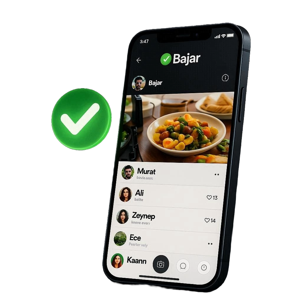Bajar App Interface